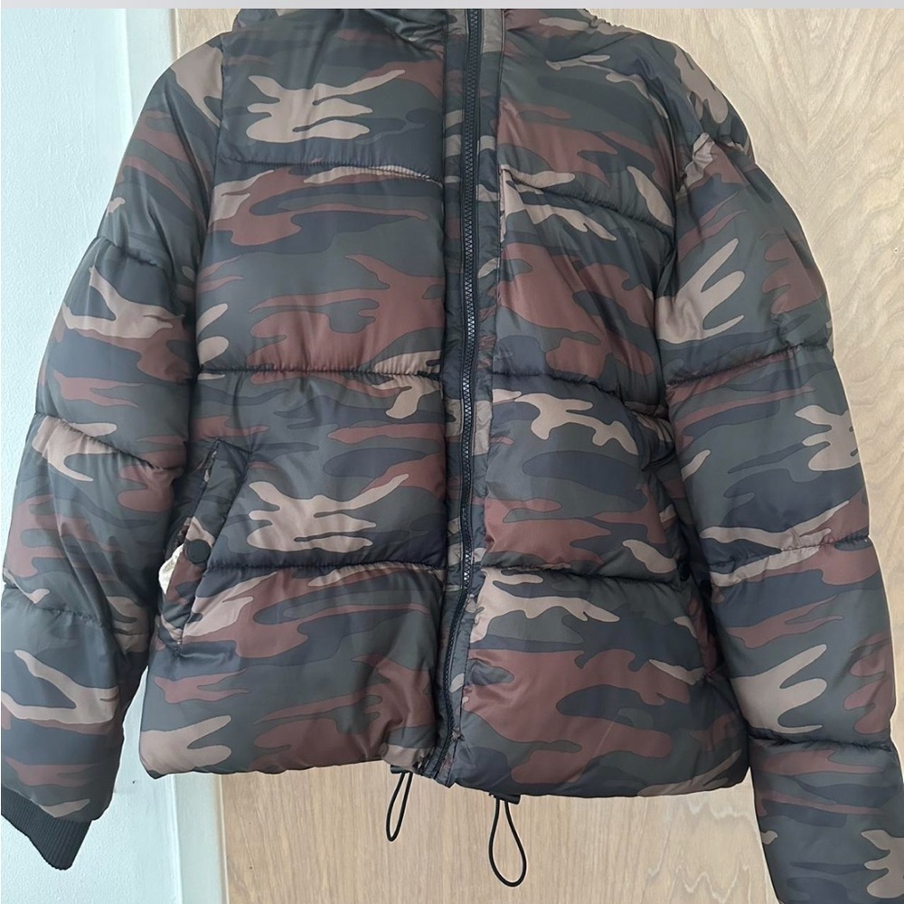 American Eagle camouflage purple jacket